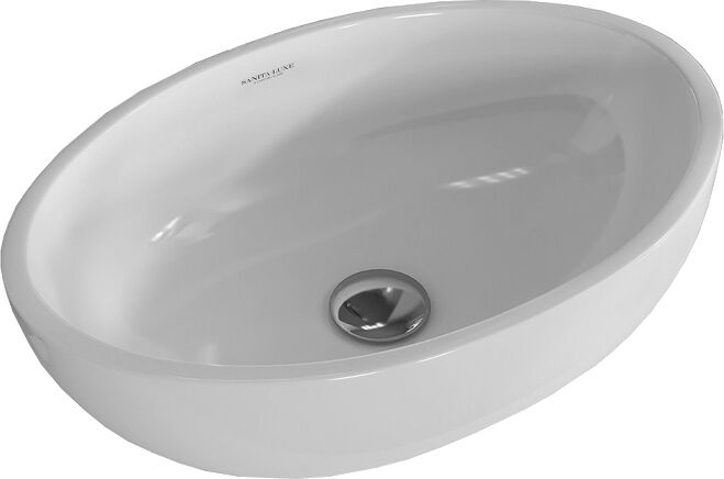 Раковина Sanita Luxe Ringo Slim 53 на столешницу RNGSLWB01