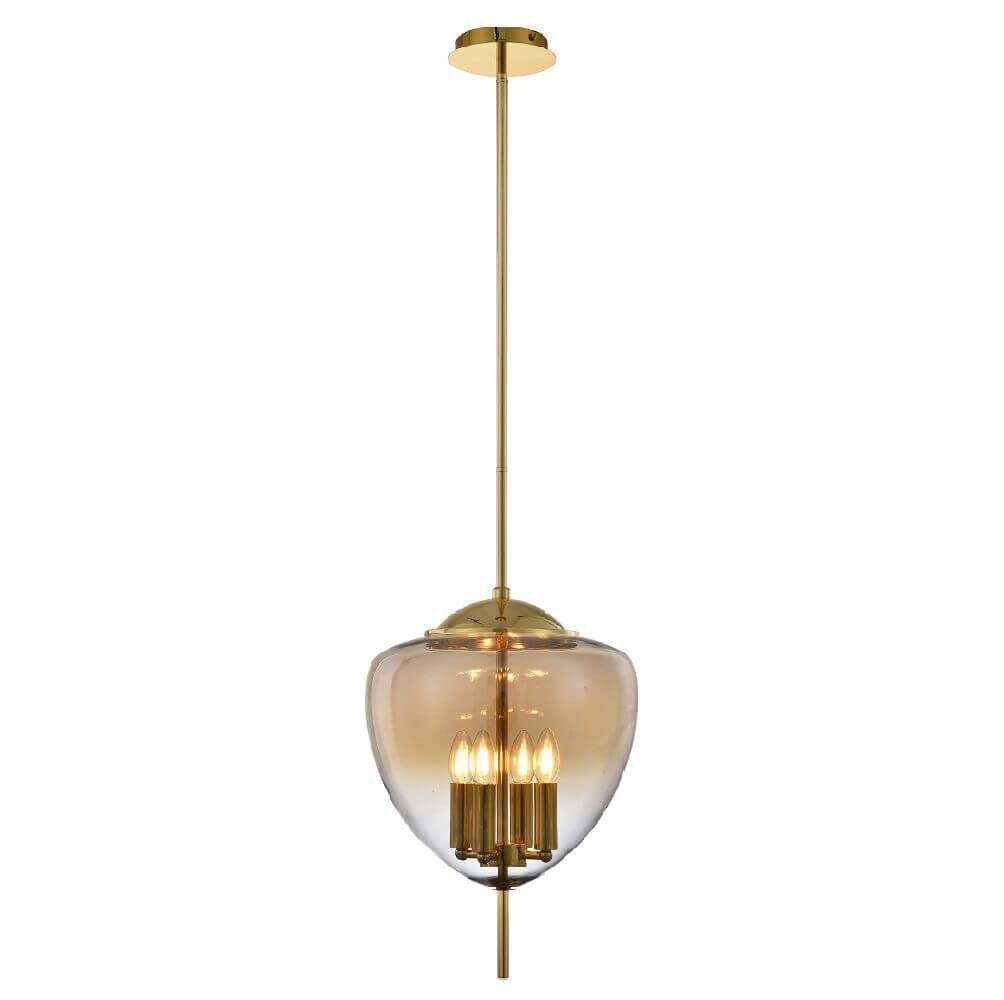 Светильник MILAGRO SP4 A GOLD CRYSTAL LUX.  Сумма Без учета скидки