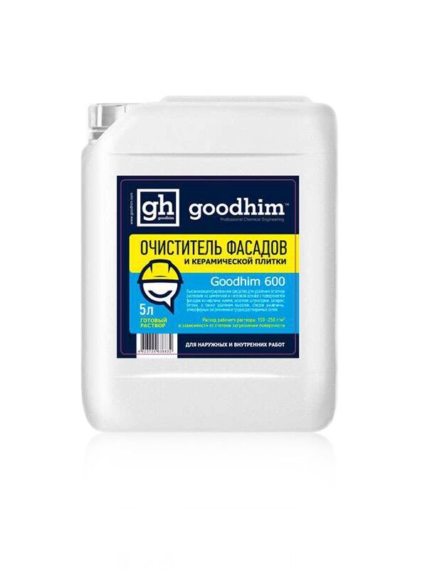 Очиститель фасадов и плитки Goodhim 600 5л