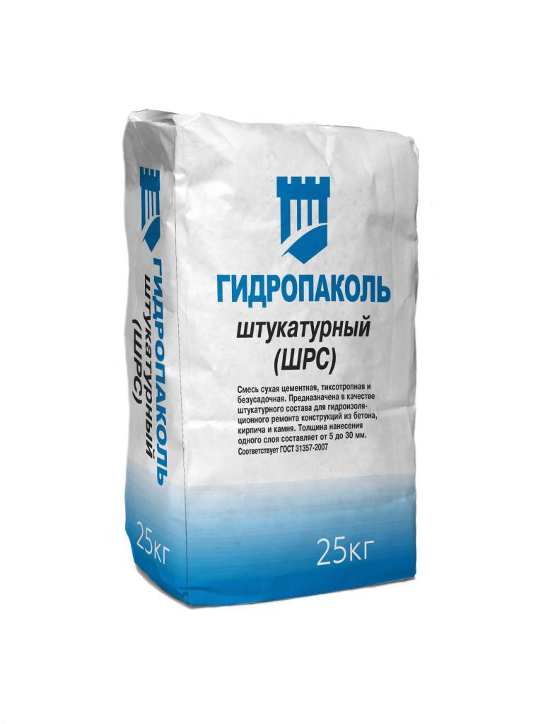 Смесь цементная Гидропаколь-Штукатурный 25кг